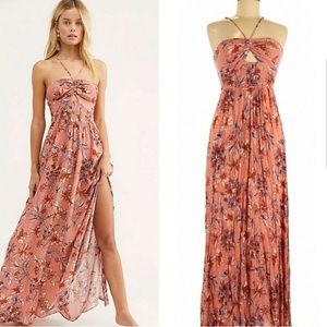 ❤️… Free People Floral Pink Dress One Step
